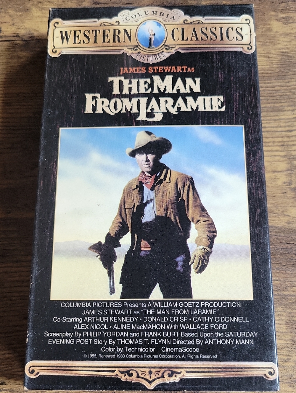 Columbia Western Classics VHS — Brown Jacket Cowboy with Blue Sky